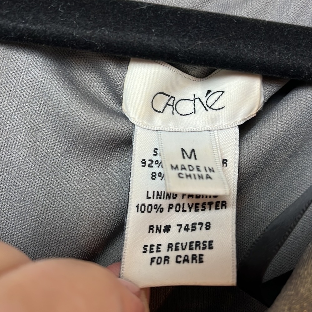 Cache Ruched Dress With Beading - image 3